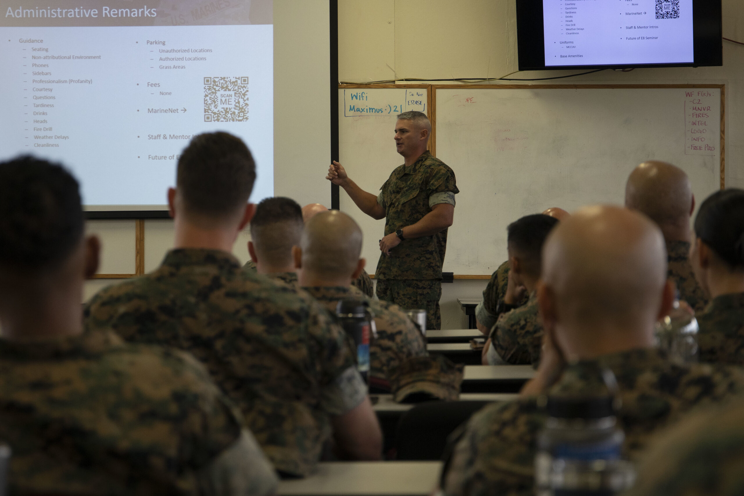 Teaching at SNCO Academy Hawaii